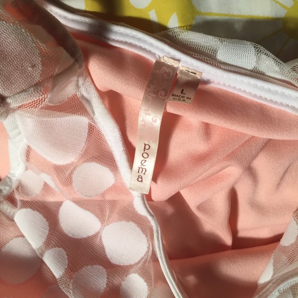 Peach Polka Dot Dream Dress $8✴️2/$12✴️3/$15 - Picture 3 of 7